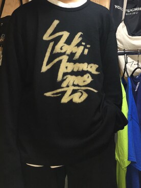 「Yohji Yamamoto（ヨウジヤマモト）のアイテム（ニット/セーター）」を使った、Ohana さん（メンズ・165cm）の冬コーディネート