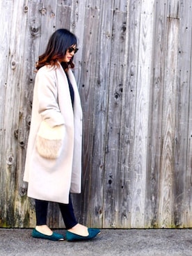 miy.さん（レディース・152cm）の冬コーディネート