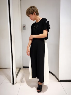 「アイテム（パンツ）」を使った、osmosis名古屋 yukaさん（レディース・160cm）の夏コーディネート