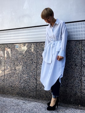 「アイテム（ワンピース/ドレス）」を使った、osmosis名古屋 yukaさん（レディース・160cm）の夏コーディネート