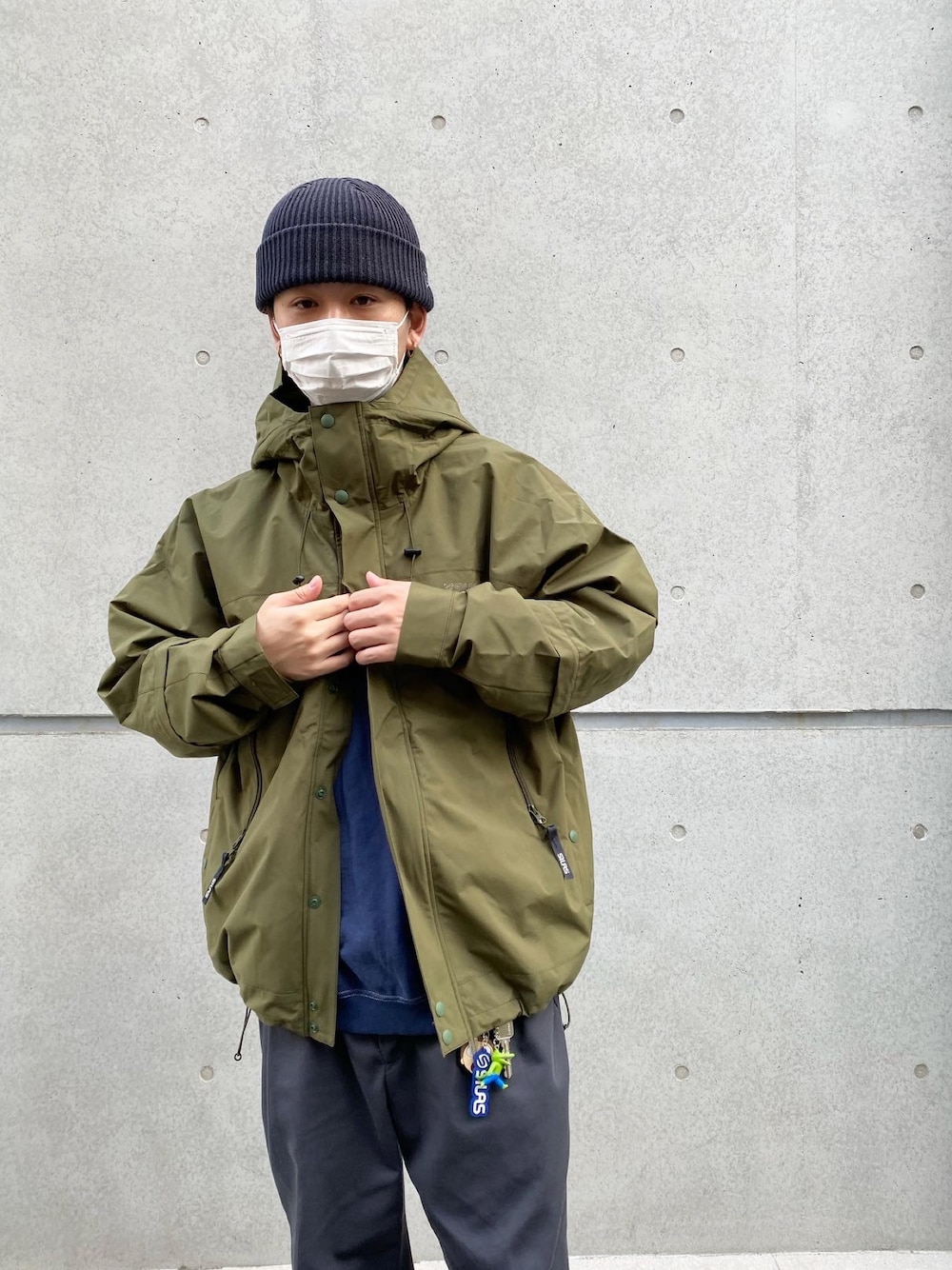 circlecircle オリーブグリーン ナイロンジャケット circlecircle オリーブグリーン ナイロンジャケット