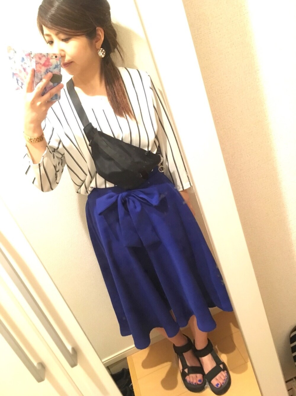 Miiikaさんの「【HAPPY PRICE】フィッシュテールスカート（ROPE' PICNIC）」を使ったコーディネート