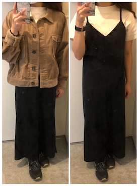 「Honeys（ハニーズ）のアイテム（その他アウター）」を使った、Miiikaさん（レディース・145cm）の秋コーディネート