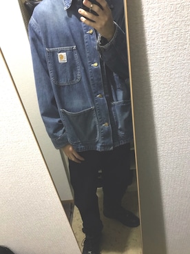 「airforce1」｜「アイテム（ジャケット/アウター）」を使った、604さん（メンズ・178cm）の秋コーディネート