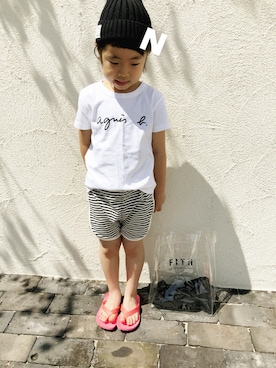 「プール」｜nicoさん（キッズ・110cm）の夏コーディネート