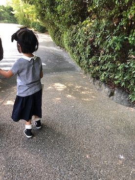 「お宮参り」｜「アイテム（その他）」を使った、nicoさん（キッズ・110cm）の夏コーディネート