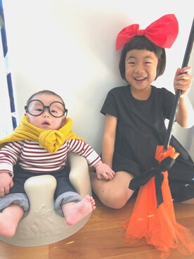 「アイテム（その他ベビー用品）」を使った、nicoさん（キッズ・110cm）の秋コーディネート