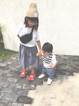 nicoさん（キッズ・120cm）の夏コーディネート