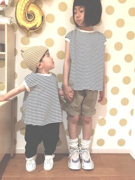 nicoさん（キッズ・120cm）の春コーディネート