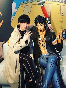 「アイテム（トレンチコート）」を使った、T.Kさん（メンズ・180cm）の春コーディネート