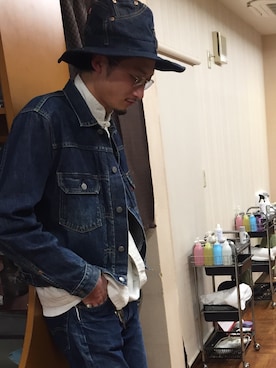 将軍さん（メンズ・188cm）の春コーディネート