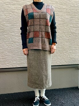 めんたい子さん（レディース・156cm）の冬コーディネート