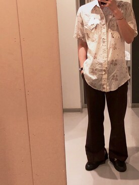 「Cuirs（キュイー）のアイテム（パンツ）」を使った、Masayaさん（メンズ・175cm）の夏コーディネート