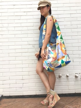 「accommode」｜「アイテム（その他）」を使った、RNさん（レディース・158cm）の夏コーディネート