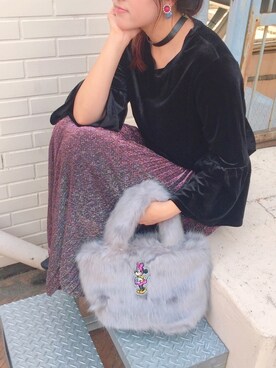 「accommode」｜「アイテム（アクセサリー）」を使った、RNさん（レディース・158cm）の秋コーディネート