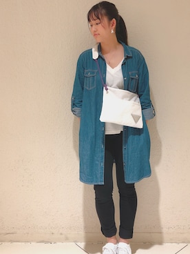 「ACCOMMODE（アコモデ）のアイテム」を使った、RNさん（レディース・158cm）の春コーディネート