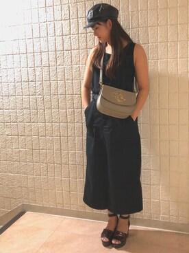 「accommode」｜「アイテム（帽子）」を使った、RNさん（レディース・158cm）の夏コーディネート