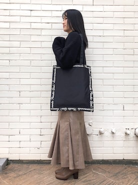 「ACCOMMODE（アコモデ）のアイテム」を使った、RNさん（レディース・158cm）の冬コーディネート