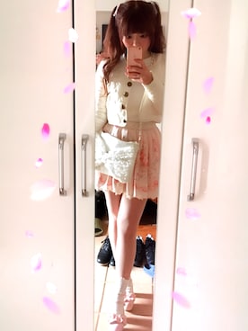 「Swankiss（スワンキス）のアイテム（ジャケット/アウター）」を使った、りか♡さん（レディース・150cm）の春コーディネート
