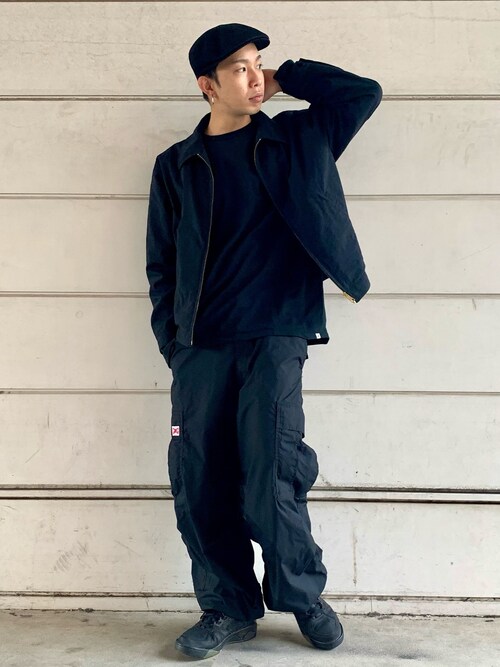 ほめ Override Lazona川崎 Kangolのハンチング ベレー帽を使ったコーディネート Wear