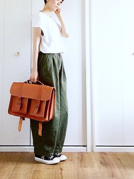 「Grafeaのアイテム」を使った、miki__072さん（レディース・165cm）の秋コーディネート