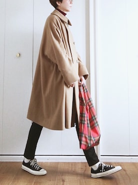 「TICCA（ティッカ）のアイテム（ジャケット/アウター）」を使った、miki__072さん（レディース・165cm）の冬コーディネート