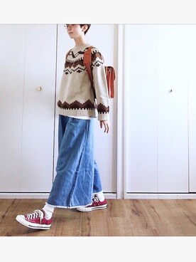 「Grafeaのアイテム」を使った、miki__072さん（レディース・165cm）の春コーディネート