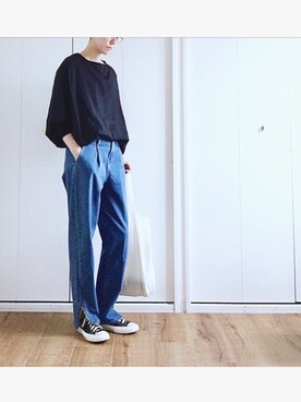 「merveile（メルヴィーユ）のアイテム」を使った、miki__072さん（レディース・165cm）の春コーディネート