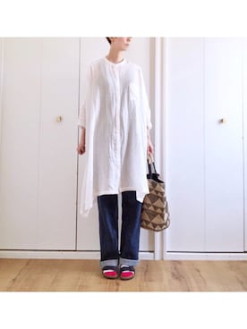 「BIRKENSTOCK（ビルケンシュトック）の【WEB限定】BIRKENSTOCK/ビルケンシュトック　アリゾナ（サンダル）」を使った、miki__072さん（レディース・165cm）の春コーディネート