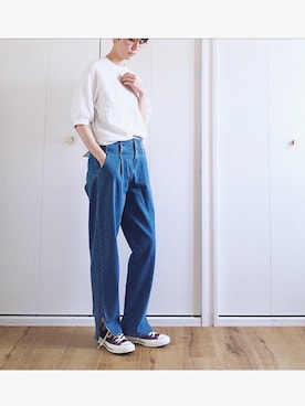 「merveile（メルヴィーユ）のアイテム」を使った、miki__072さん（レディース・165cm）の夏コーディネート