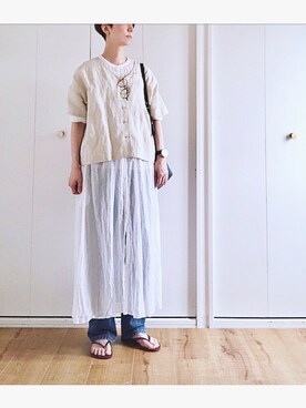 miki__072さん（レディース・165cm）の夏コーディネート