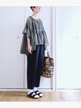 miki__072さん（レディース・165cm）の夏コーディネート