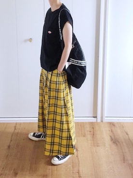 「アイテム（バックパック/リュック）」を使った、miki__072さん（レディース・165cm）の夏コーディネート