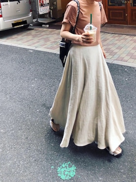 「アイテム（バックパック/リュック）」を使った、miki__072さん（レディース・165cm）の秋コーディネート