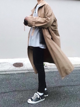 「JOURNAL STANDARD LUXE（ジャーナルスタンダード　ラックス）のアイテム（その他アウター）」を使った、miki__072さん（レディース・165cm）の秋コーディネート