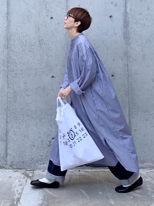 Miki 072 Niko And のシャツワンピースを使ったコーディネート Wear