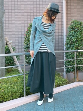 「DRWCYS（ドロシーズ）のアイテム（ワンピース/ドレス）」を使った、LLさん（レディース・162cm）の冬コーディネート