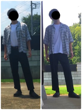 「オープンカラー」｜「アイテム（アクセサリー）」を使った、Kazugoriさん（メンズ・171cm）の夏コーディネート