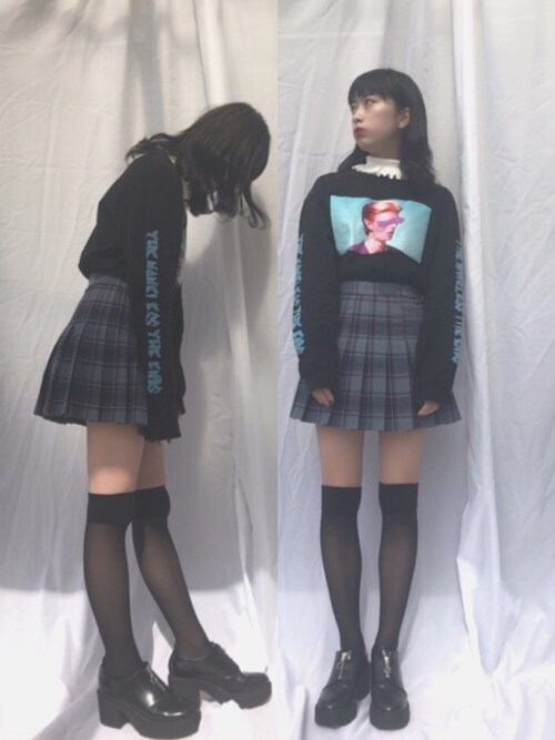 ぷるこ Kaedeokubo American Apparelのスカートを使ったコーディネート Wear
