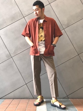 oka136さん（メンズ・181cm）の夏コーディネート