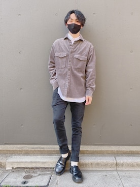 「PLST（プラステ）のアイテム（ジャケット/アウター）」を使った、MATSUさん（メンズ・173cm）の春コーディネート