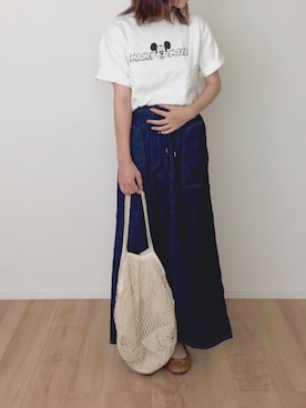 「ミッキー」｜「アイテム（バレエシューズ）」を使った、ます。さん（レディース・164cm）の夏コーディネート