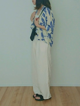 「FUJIROCKEEN」｜ます。さん（レディース・164cm）の夏コーディネート