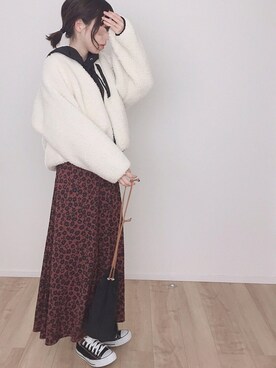 ます。さんのコーディネート