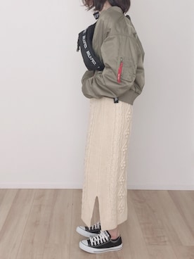 ます。さんのコーディネート