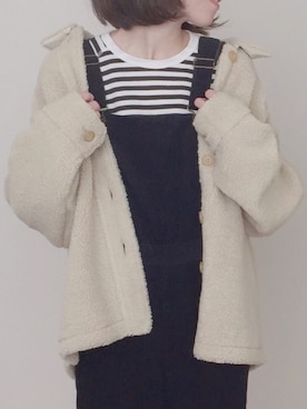 「ボーター」｜「アイテム（その他）」を使った、ます。さん（レディース・164cm）の冬コーディネート