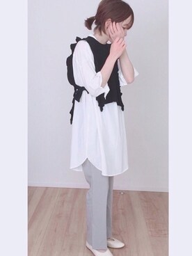 「epimi épimmy」｜「アイテム（パンツ）」を使った、ます。さん（レディース・164cm）の春コーディネート
