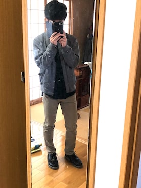 「アイテム（MA-1）」を使った、こっこさん（メンズ・168cm・10代）の春コーディネート