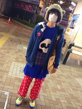 「アイテム（ワンピース/ドレス）」を使った、たべよさん（メンズ・177cm・20代）の夏コーディネート