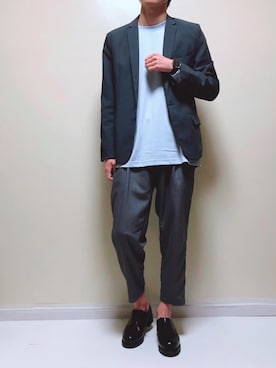 「SOYOUS（ソユーズ）のアイテム（ジャケット/アウター）」を使った、おちゃさん（メンズ・172cm）の春コーディネート